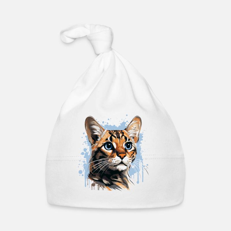 Bengal Katze Baby Bio-Mütze