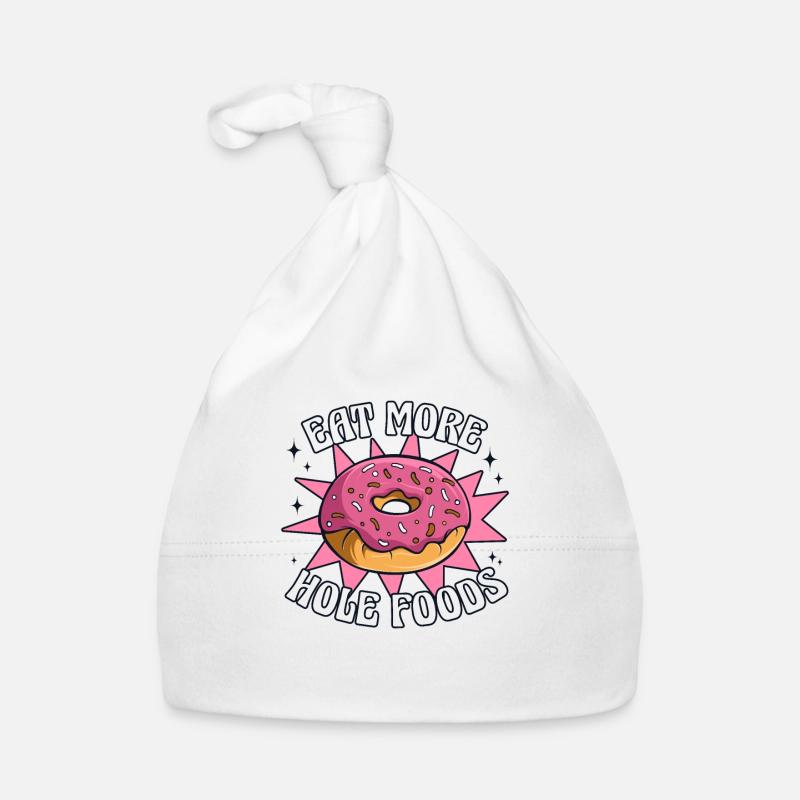 Manger plus de trou de nourriture beignet glacé Maker Lover Bonnet bio Bébé