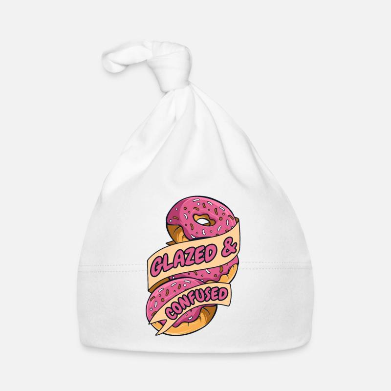 Amateur De Beignets Glacés Et Confus Bonnet bio Bébé