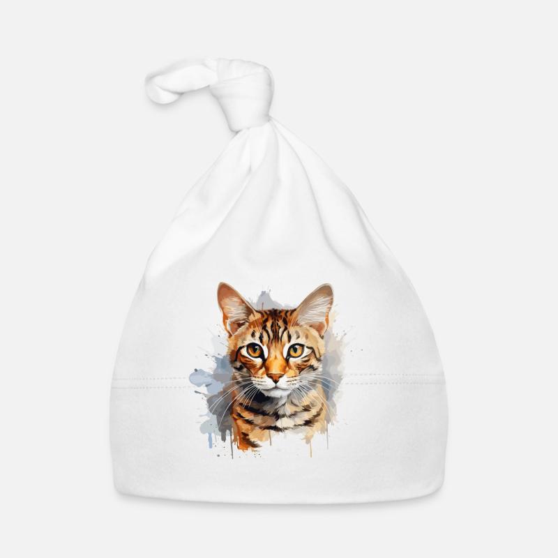 Bengal Katze Baby Bio-Mütze