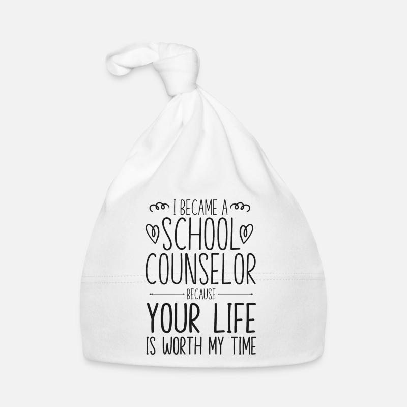 School Counselor I Became A School Baby Bio-Mütze