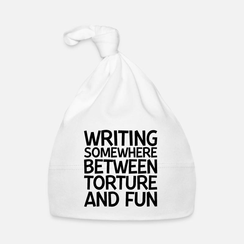 Writing, Somewhere Between Torture And Fun Organic Baby Cap