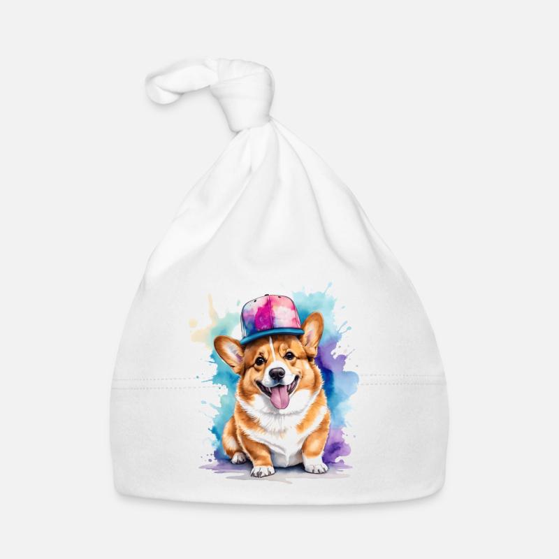 Corgi Snapback Cap Hund Lustig Tier Design Print Baby Bio-Mütze