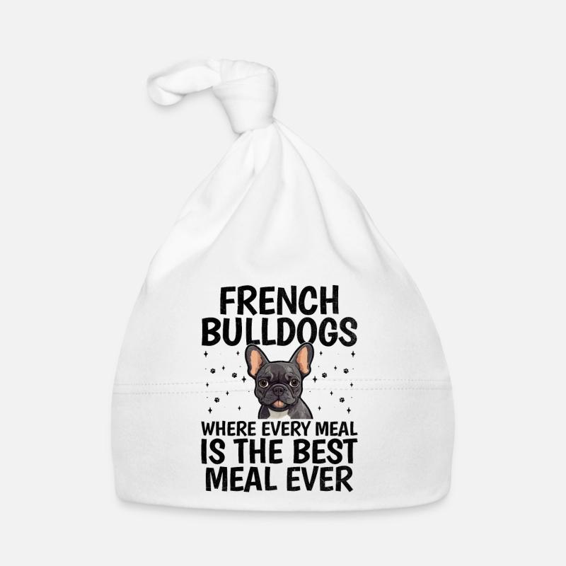 Bouledogues français où chaque repas est le meilleur repas Bonnet bio Bébé