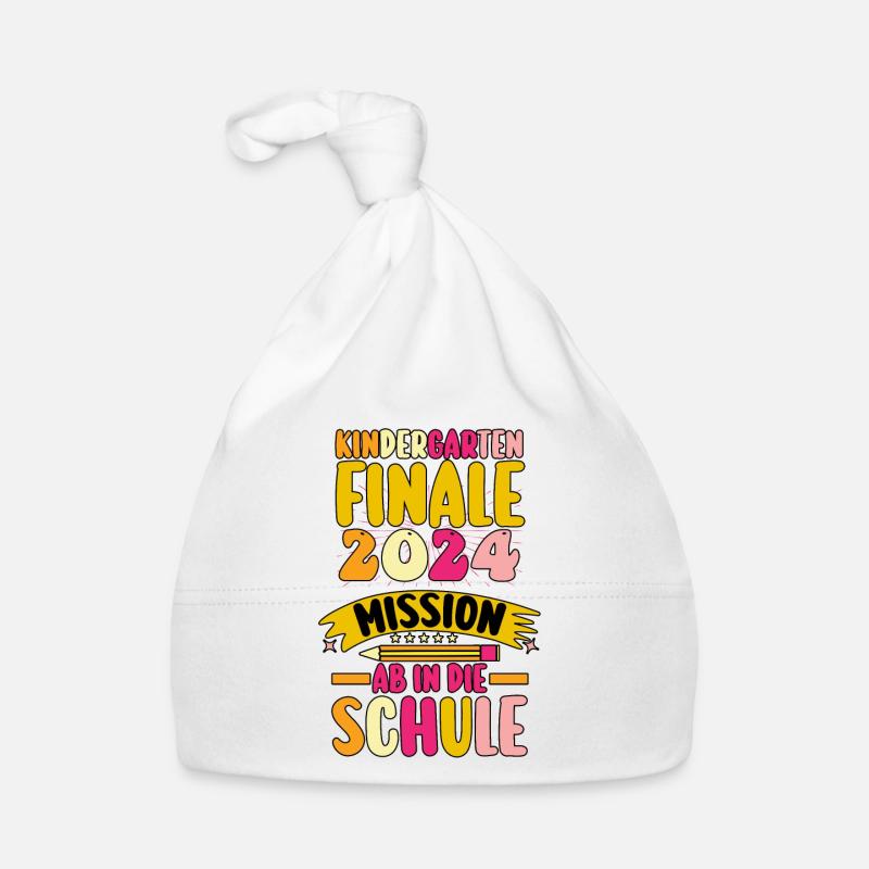 1st class school child beginning of school kindergarten day care E Organic Baby Cap