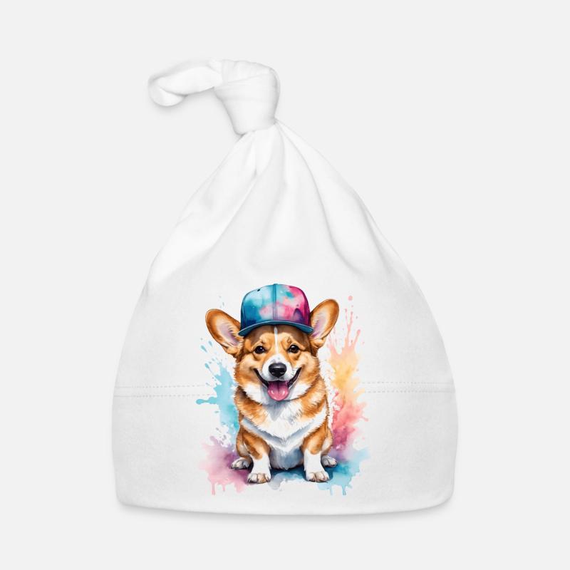 Corgi Snapback Cap Hund Lustig Tier Design Print Baby Bio-Mütze