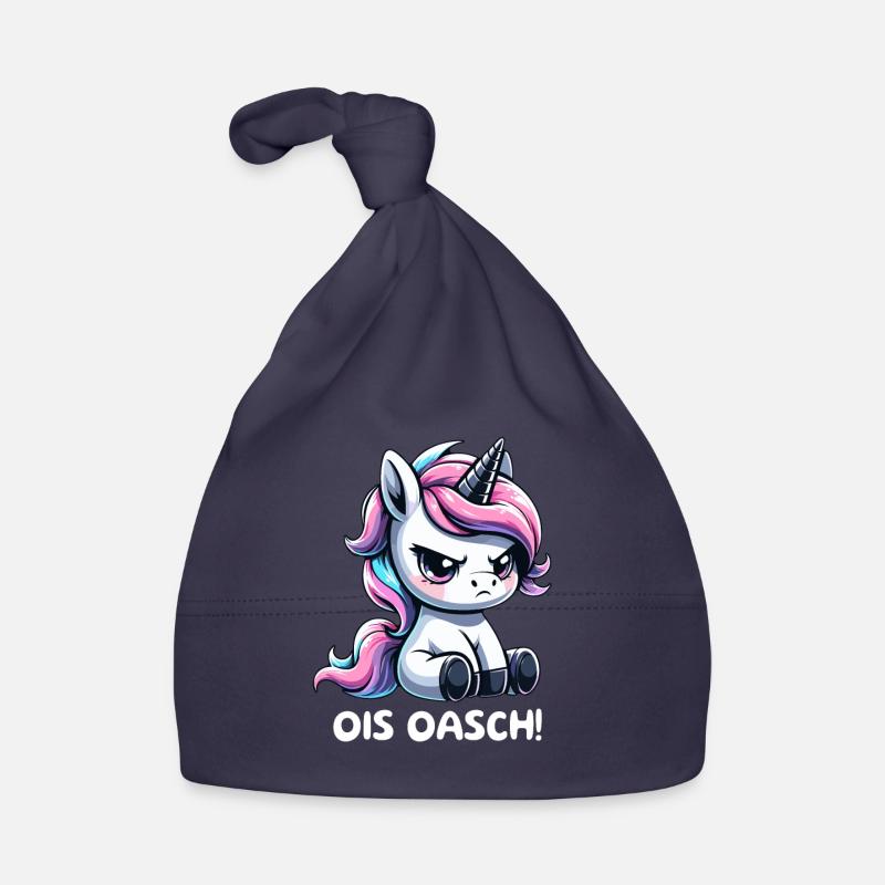 Ois Oasch dialecte licorne Bonnet bio Bébé