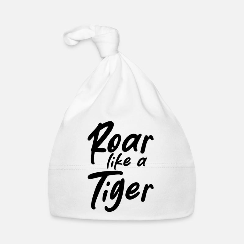 Rugir comme un tigre Bonnet bio Bébé