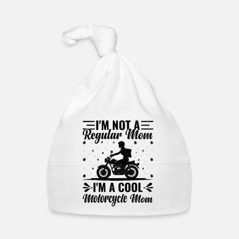 Ich bin keine normale Mutter Ich bin eine coole Motorrad-Mutter Baby Bio-Mütze