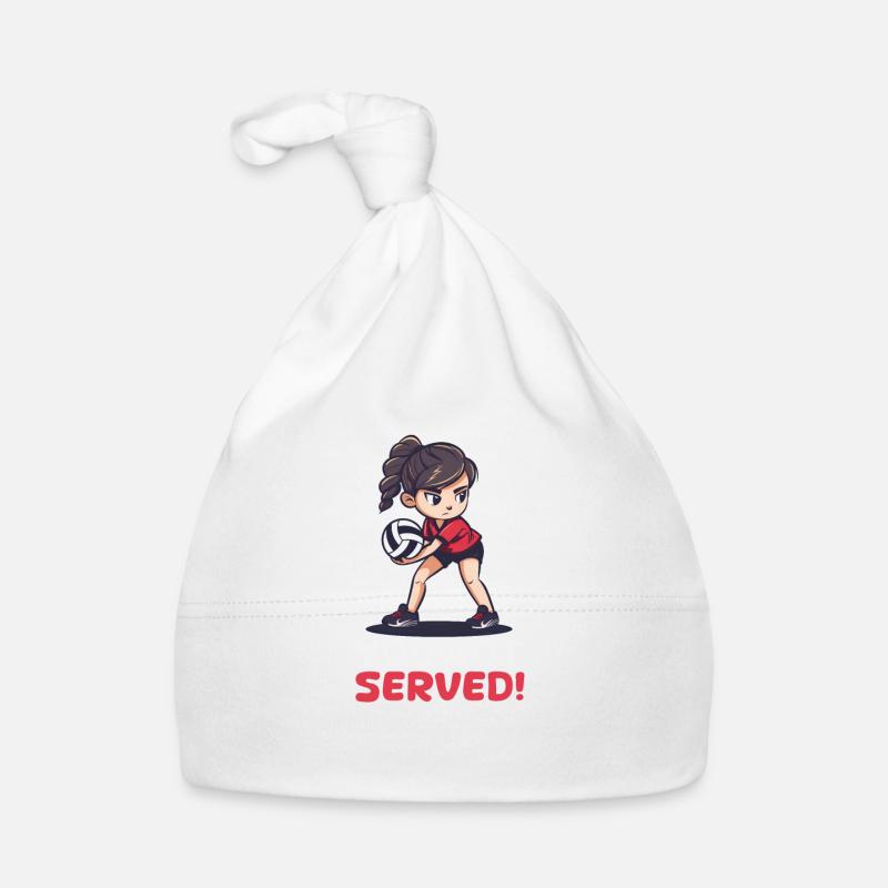 Drôle de volley-ball que vous avez servi ! Bonnet bio Bébé