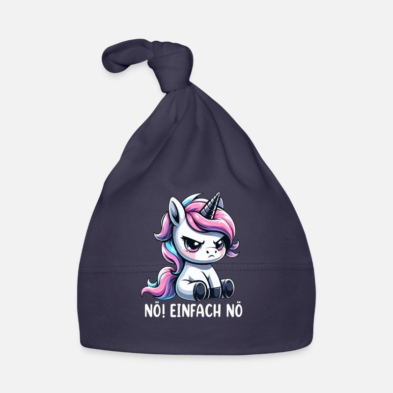 Einhorn Nö Einfach Nö Baby Bio-Mütze