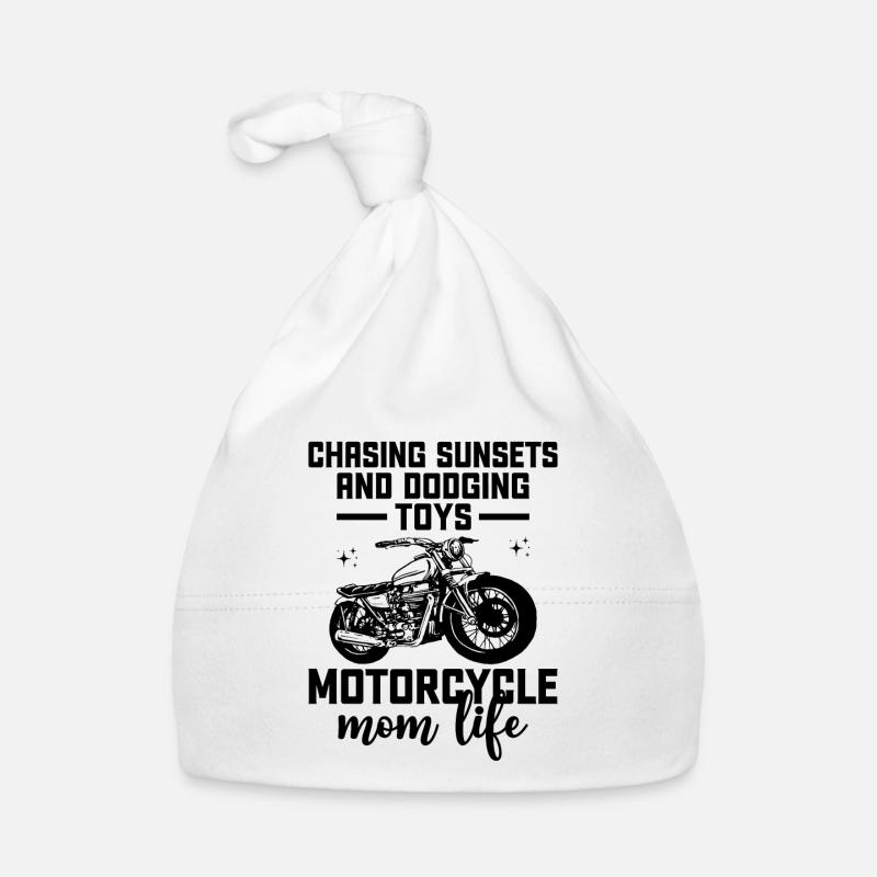 Chasing Sunsets And Dodging Toys Motorcycle Mom Li Organic Baby Cap
