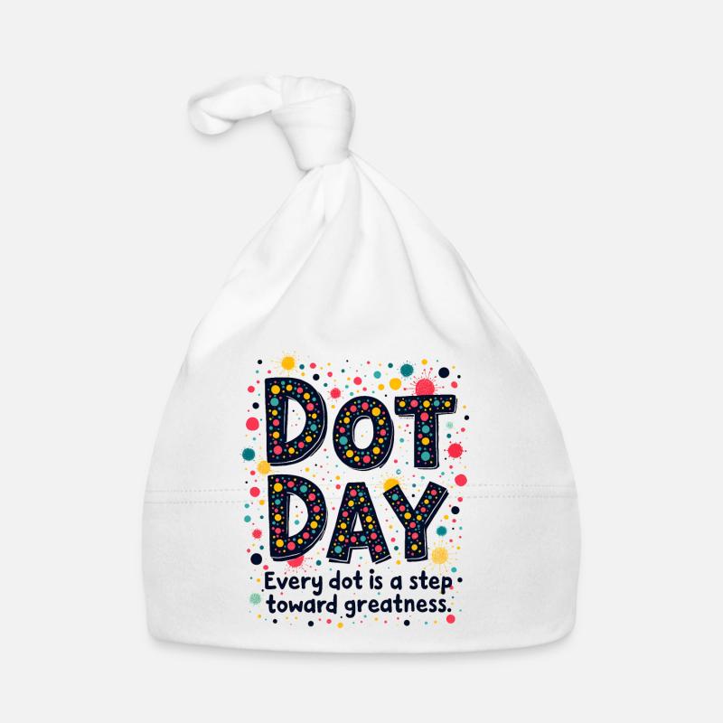 DOT DAY: JEDER DOT IST EIN SCHRITT IN RICHTUNG GRÖSSE Baby Bio-Mütze