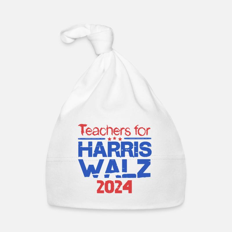 Enseignant pour Harris Walz 2024 Bonnet bio Bébé