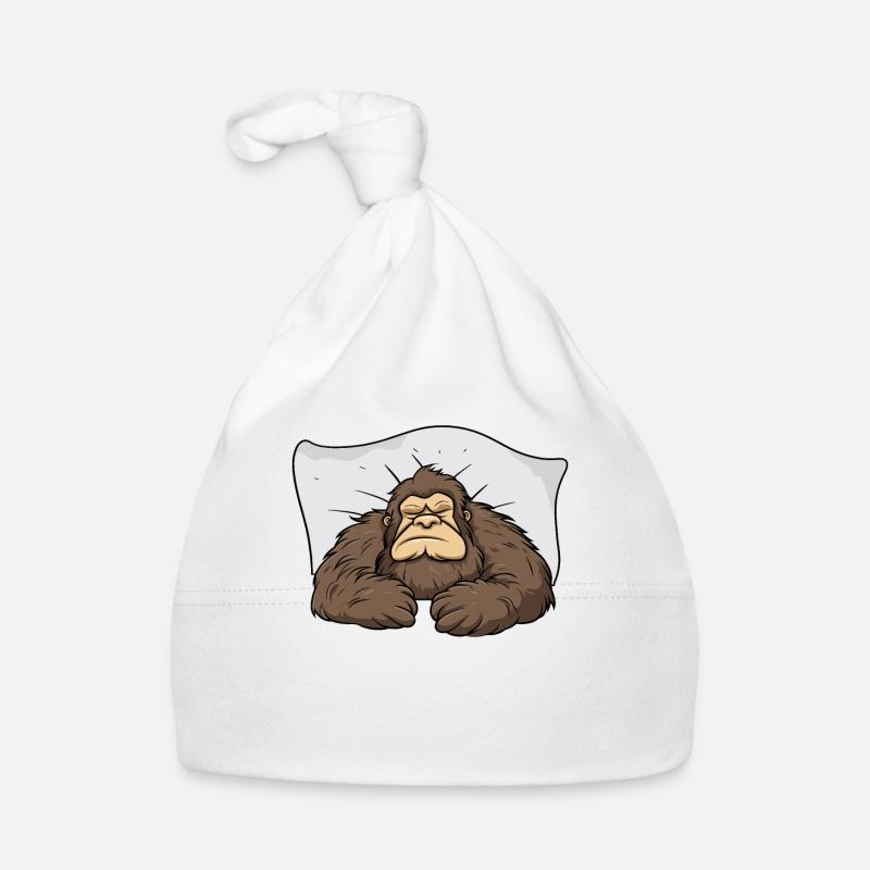Bigfoot Official Napping Shirt Organic Baby Cap