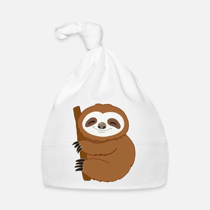 Sloth Organic Baby Cap