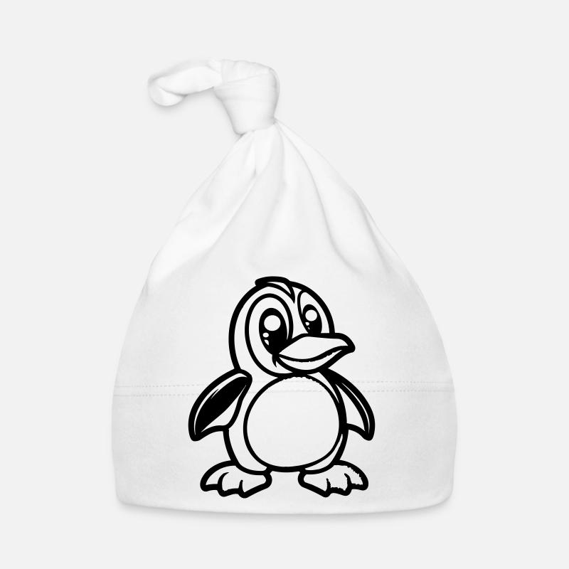 pinguin comic Baby Bio-Mütze