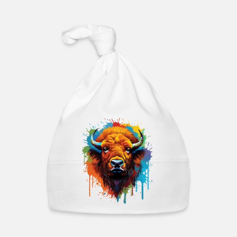 Bison Baby Bio-Mütze