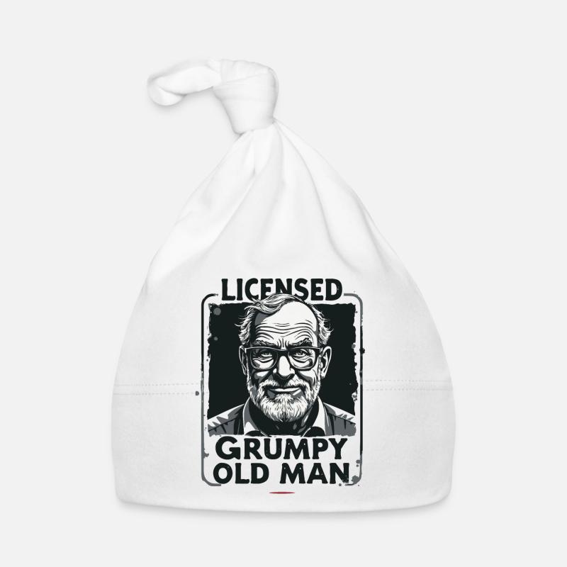 GRUMPY OLDMAN Organic Baby Cap