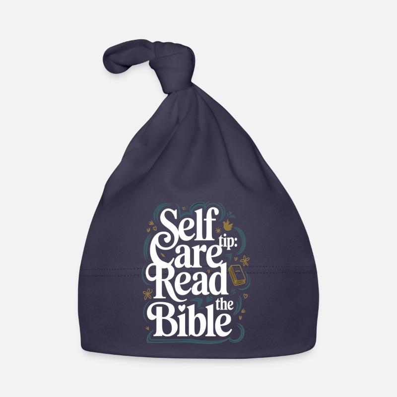 Self Care Tip Read The Bible Baby Bio-Mütze