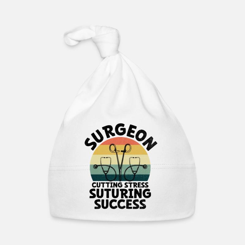 Surgeon Cutting Stress Suturing Success Surgery Su Organic Baby Cap