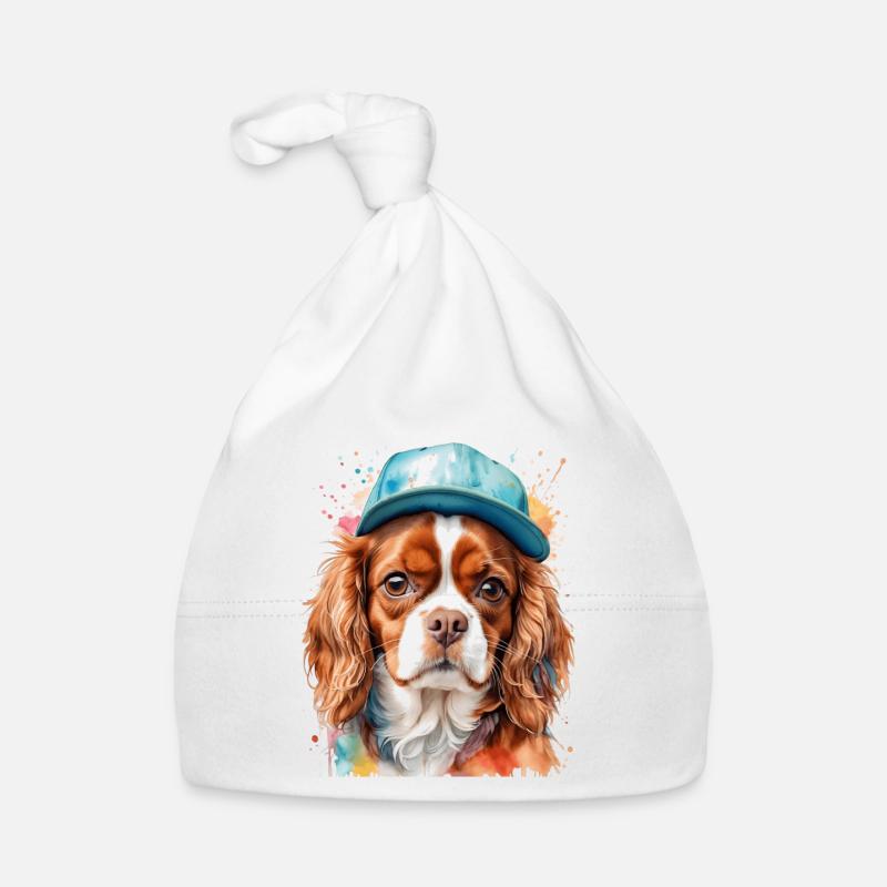 Cavalier King Charles Spaniel Snapback Cap Chien Bonnet bio Bébé