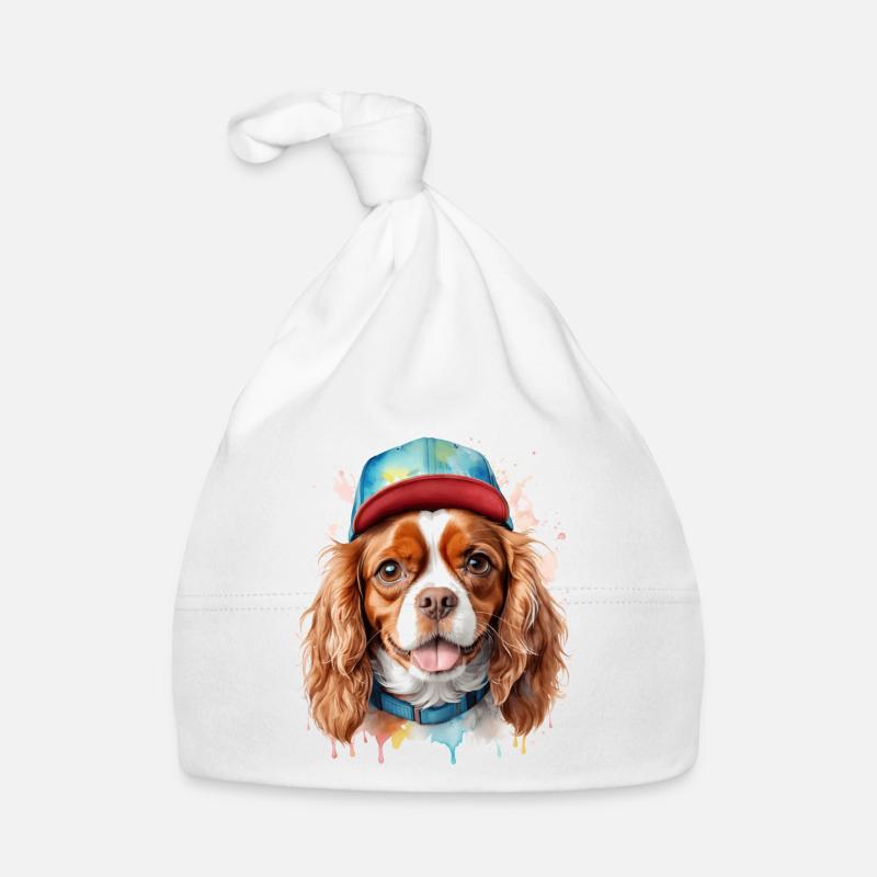 Cavalier King Charles Spaniel Snapback Cap Chien Bonnet bio Bébé