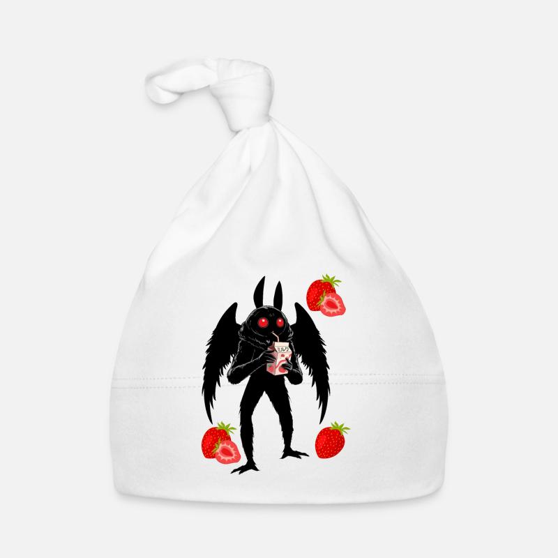 Mothman Erdbeer Milchshake Baby Bio-Mütze