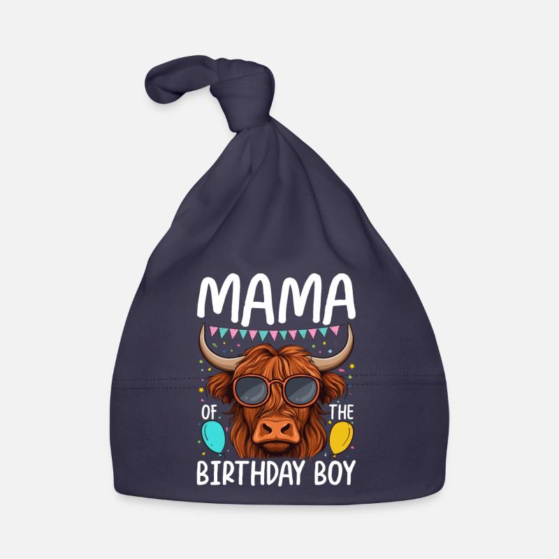 Maman du garçon d’anniversaire Bonnet bio Bébé