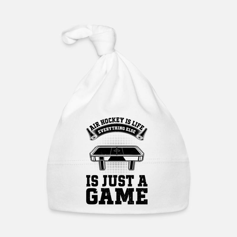 Air Hockey is life, everything else is just a game Organic Baby Cap