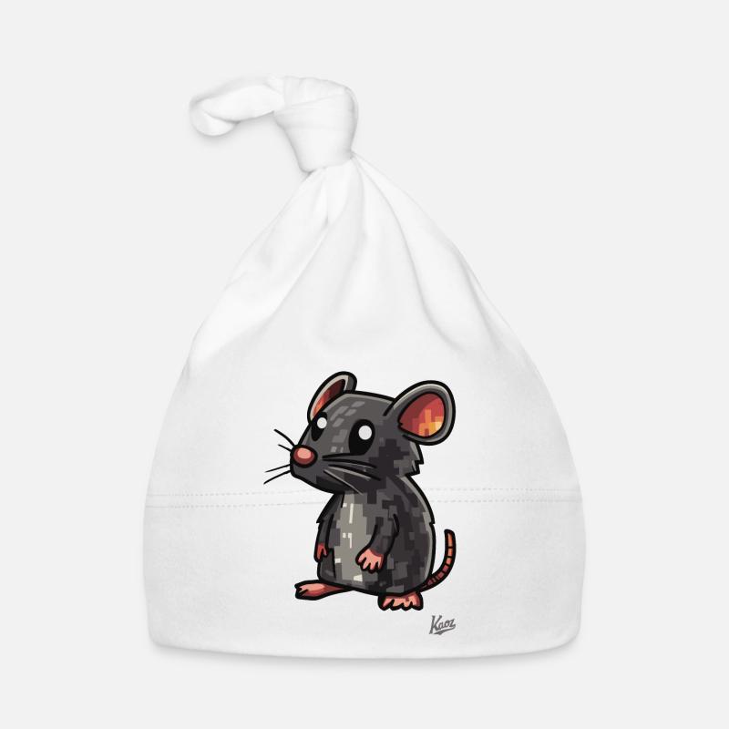 Drôle de souris rat Bonnet bio Bébé