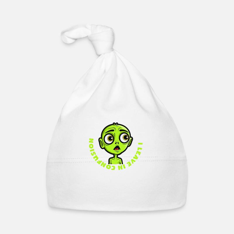 Alien Abduction Come In Peace Leave In Confusion Organic Baby Cap