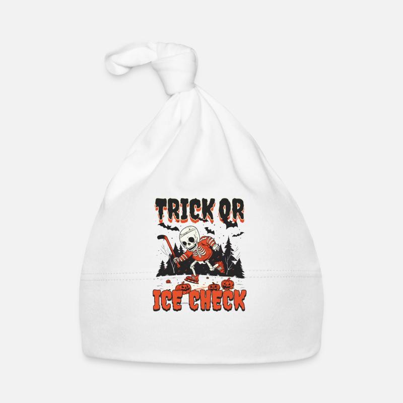 Halloween Eishockey Trick oder Eischeck Baby Bio-Mütze