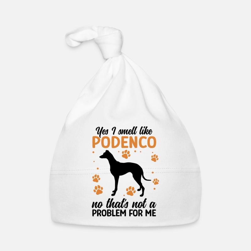 Podenco Greyhound Odeur à Podenco Bonnet bio Bébé