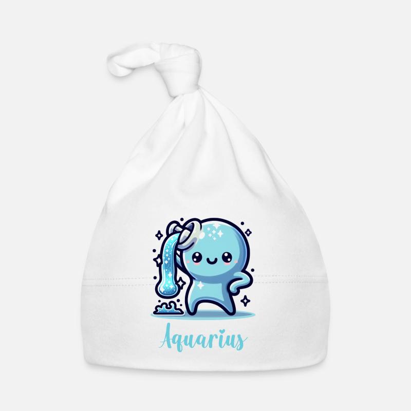 Süße Aquarius Sternzeichen Astrologie Baby Bio-Mütze