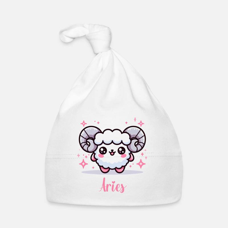 Doux cadeau d’astrologie du zodiaque Bélier Bonnet bio Bébé