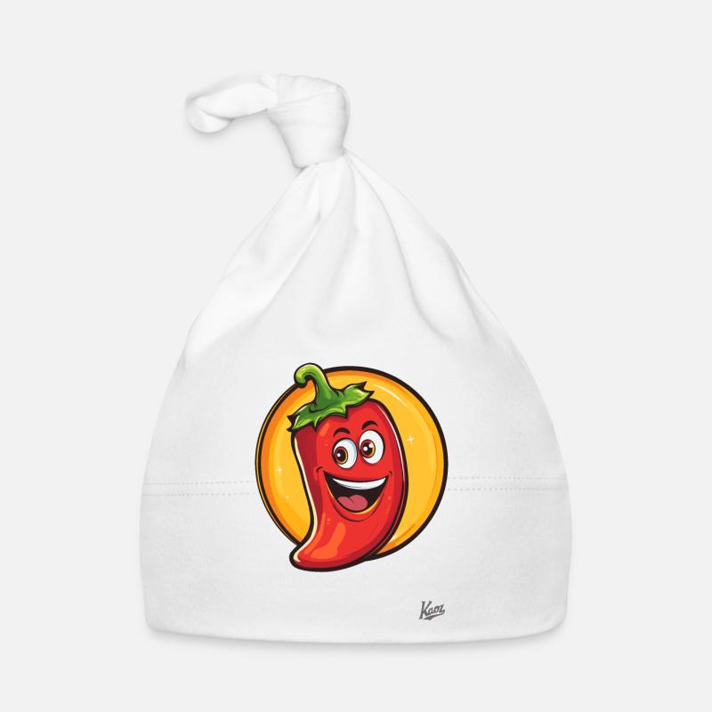 Hello! Funny spicy pepperoni Organic Baby Cap