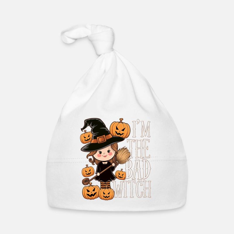Halloween Witch I'm The Bad Witch Baby Bio-Mütze