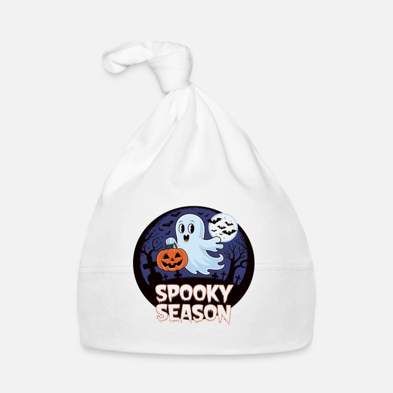 Cute Halloween Ghost Spooky Season Ghost Baby Bio-Mütze