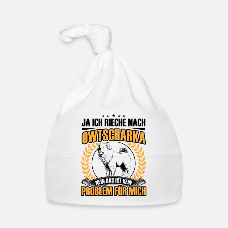 Owtscharka Rieche nach Kaukasischer Owtscharka Baby Bio-Mütze