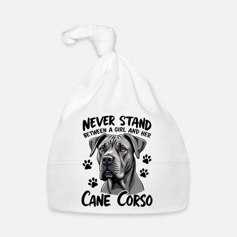 Cane Corso Italiano Cadeau drôle de Cane Corso Bonnet bio Bébé