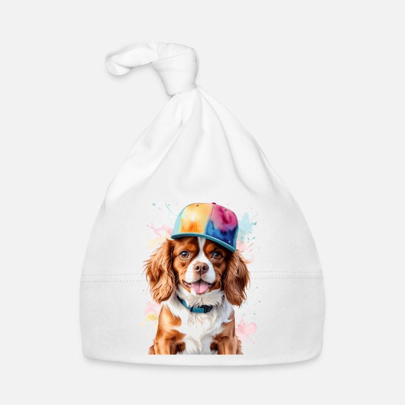 Cavalier King Charles Spaniel Snapback Cap Chien Bonnet bio Bébé