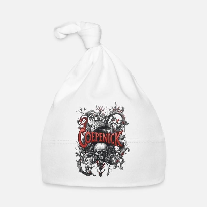 Berlin Köpenick Souvenir Cöpenick Crâne Noir Bonnet bio Bébé