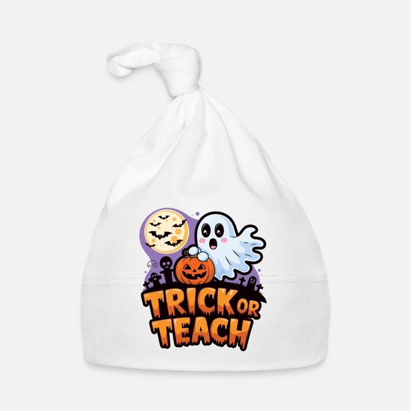 Trick Or Teach Halloween Teachers Bonnet bio Bébé