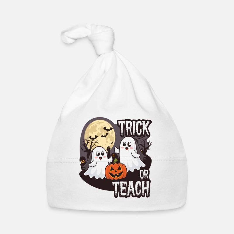 Trick Or Teach Halloween Teachers Bonnet bio Bébé