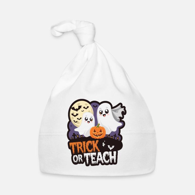 Trick Or Teach Halloween Teachers Bonnet bio Bébé