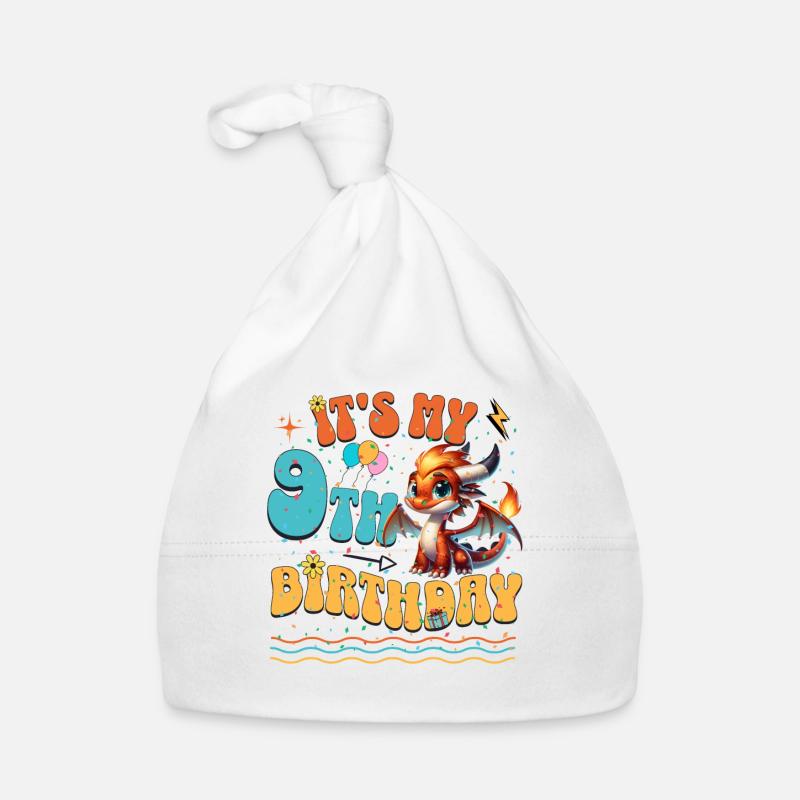 Dragon 9e anniversaire Dragon Bonnet bio Bébé