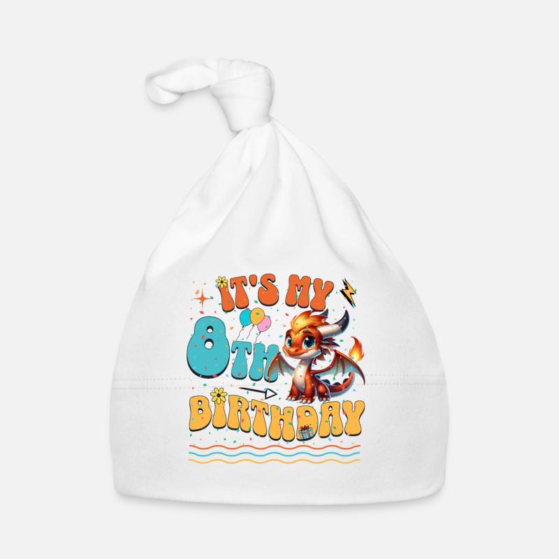 Dragon 8e anniversaire Dragon Bonnet bio Bébé