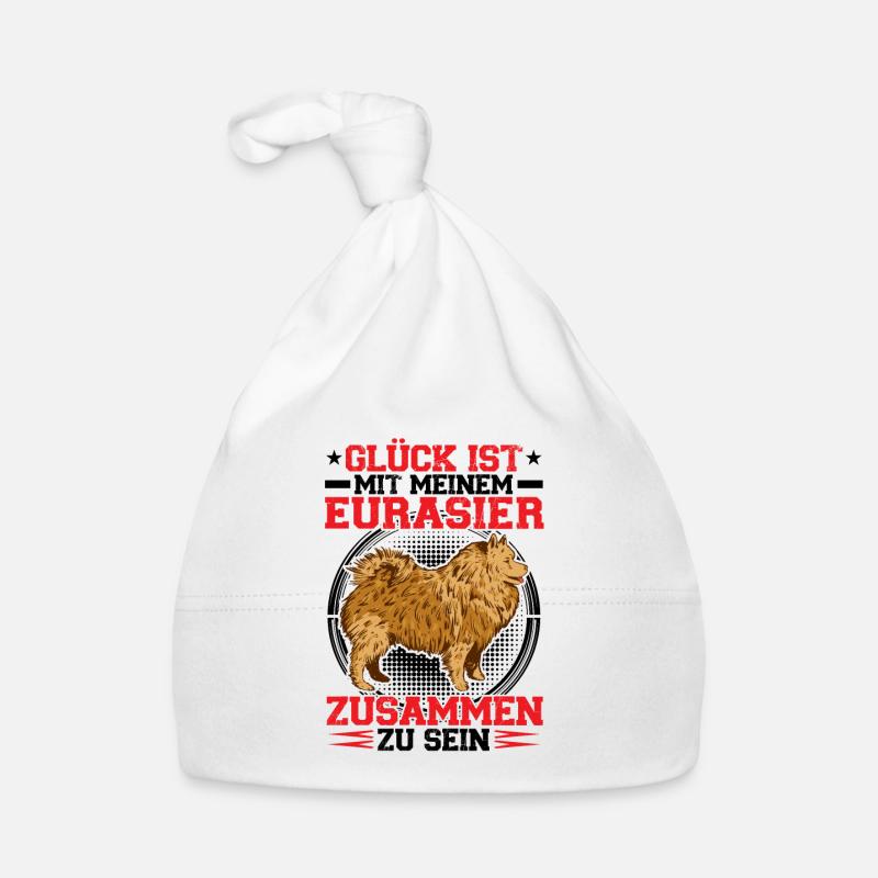 With my Eurasier his Eurasian Spitz Organic Baby Cap