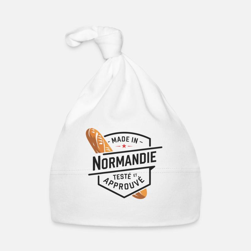 Made in Normandy Tested and Approved Funny Norman Organic Baby Cap